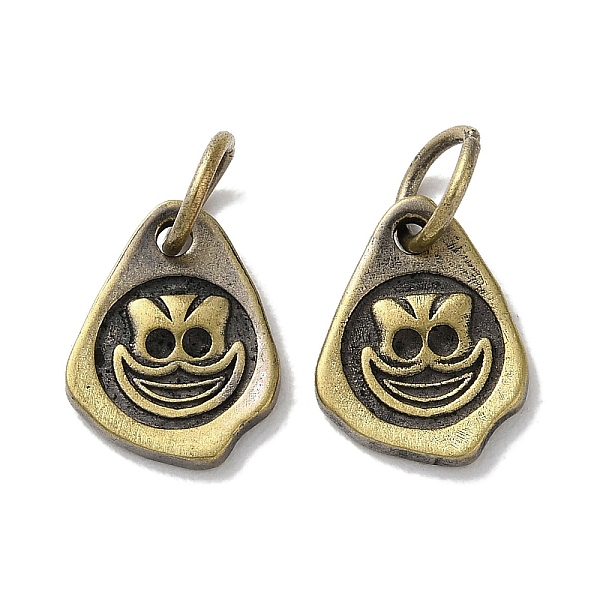 PandaHall Tibetan Style Brass Pendants, Cadmium Free & Lead Free, Smile Face, Antique Bronze, 11.5x9x1.5mm, Hole: 4mm Brass Smiling Face
PandaHall Tibetan Style Brass Pendants, Cadmium Free & Lead Free, Smile Face, Antique Bronze, 11.5x9x1.5mm, Hole: 4mm Brass Smiling Face