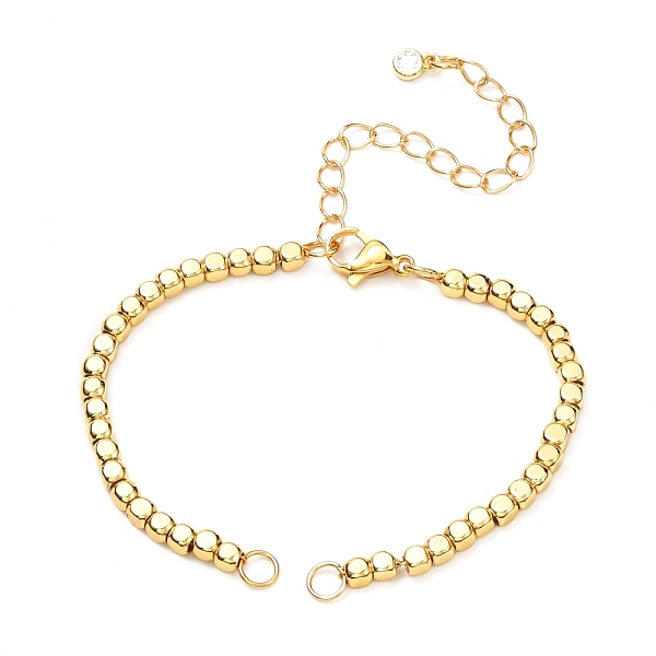 PandaHall Bracelet Makings, with Brass Cable & Curb Chains, 304 Stainless Steel Lobster Claw Clasps & Open Jump Rings, Brass Cube Beads...
PandaHall Bracelet Makings, with Brass Cable & Curb Chains, 304 Stainless Steel Lobster Claw Clasps & Open Jump Rings, Brass Cube Beads...