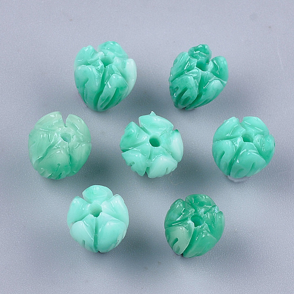 PandaHall Synthetic Coral Beads, Dyed, Flower Bud, Dark Cyan, 8.5x7mm, Hole: 1mm Synthetic Coral Cyan
PandaHall Synthetic Coral Beads, Dyed, Flower Bud, Dark Cyan, 8.5x7mm, Hole: 1mm Synthetic Coral Cyan