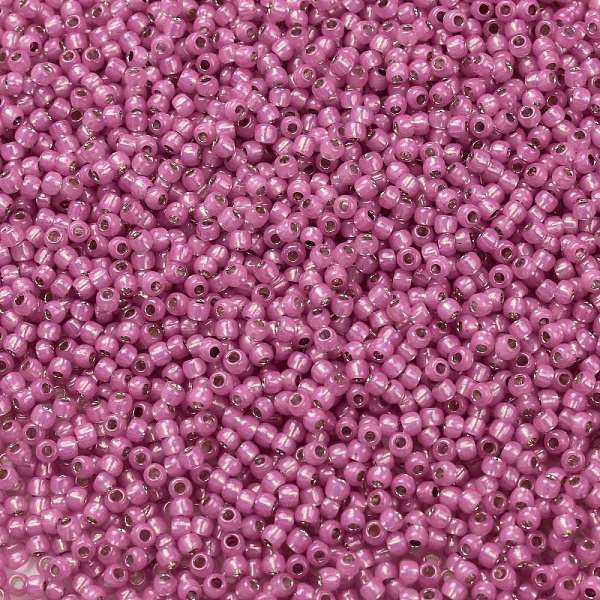 PandaHall TOHO Round Seed Beads, Japanese Seed Beads, (2106) Silver Lined Milky Mauve, 11/0, 2.2mm, Hole: 0.8mm, about 5555pcs/50g Glass..., Purple
PandaHall TOHO Round Seed Beads, Japanese Seed Beads, (2106) Silver Lined Milky Mauve, 11/0, 2.2mm, Hole: 0.8mm, about 5555pcs/50g Glass..., Purple