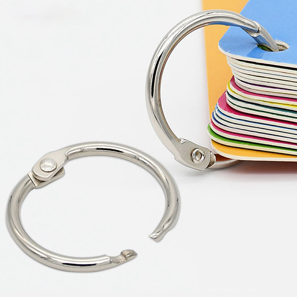 PandaHall Iron Loose Leaf Book Binder Hinged Rings, Platinum, 0.3cm, Inner Diameter: 5cm Iron
PandaHall Iron Loose Leaf Book Binder Hinged Rings, Platinum, 0.3cm, Inner Diameter: 5cm Iron
