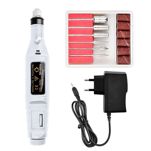 PandaHall Electric Manicure Grinding Burnishing Machine Set, 1 PC Polisher and 6PCS Grinding Heads, Type C Plug(European Plug), White...
PandaHall Electric Manicure Grinding Burnishing Machine Set, 1 PC Polisher and 6PCS Grinding Heads, Type C Plug(European Plug), White...