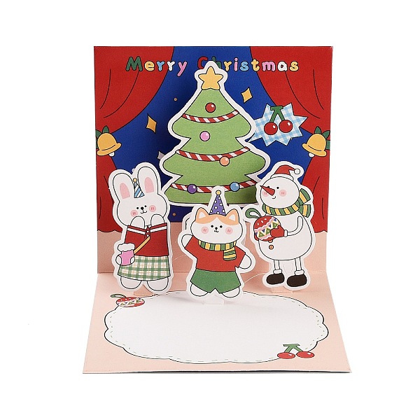 PandaHall Square 3D Pop Up Paper Greeting Card, with Envelope, Christmas Day Invitation Card, Crimson, 120x120x2.5mm Paper Square Pink
PandaHall Square 3D Pop Up Paper Greeting Card, with Envelope, Christmas Day Invitation Card, Crimson, 120x120x2.5mm Paper Square Pink