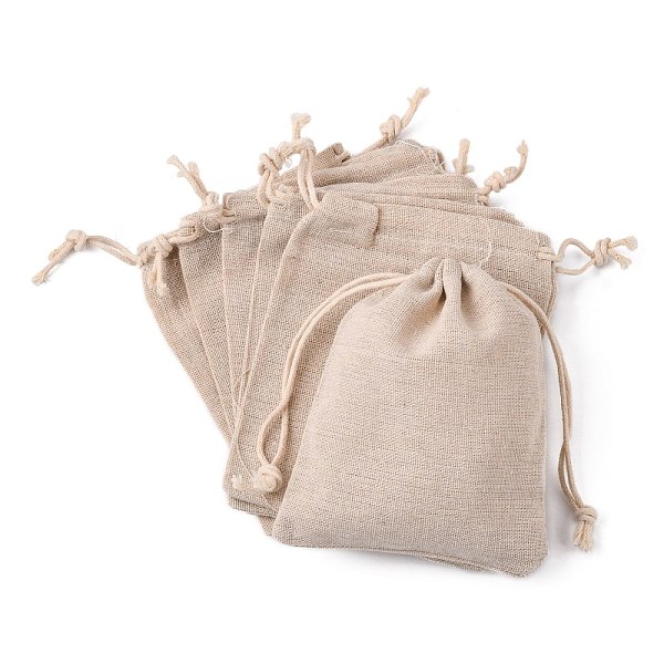 PandaHall Cotton Packing Pouches Drawstring Bags, Gift Sachet Bags, Muslin Bag Reusable Tea Bag, Wheat, 14x11cm Burlap Orange
PandaHall Cotton Packing Pouches Drawstring Bags, Gift Sachet Bags, Muslin Bag Reusable Tea Bag, Wheat, 14x11cm Burlap Orange