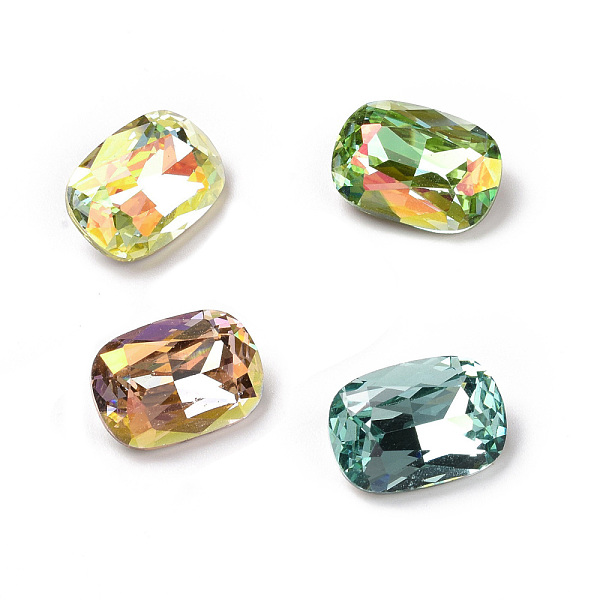 PandaHall Light AB Style K9 Glass Cabochons, Pointed Back & Back Plated, Faceted, Rectangle Octagon, Mixed Color, 14x10x5.3mm Glass..., Multicolor
PandaHall Light AB Style K9 Glass Cabochons, Pointed Back & Back Plated, Faceted, Rectangle Octagon, Mixed Color, 14x10x5.3mm Glass..., Multicolor