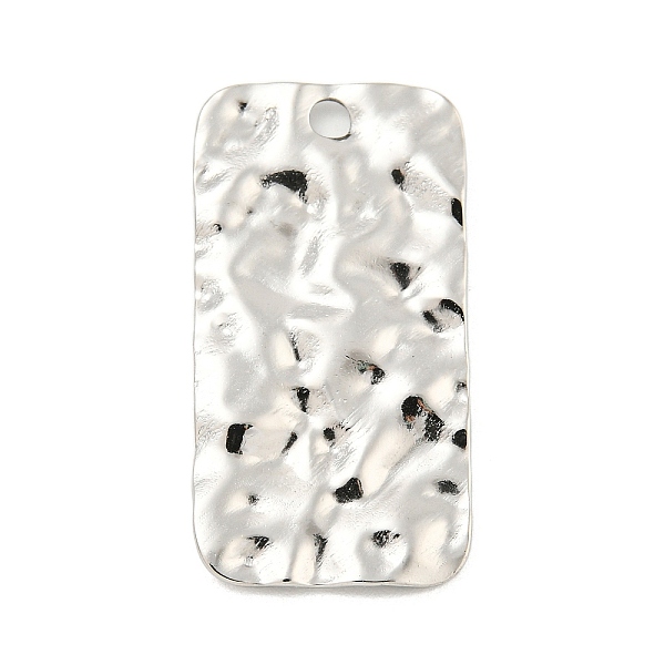 PandaHall 304 Stainless Steel Pendants, Textured, Rectangle Charm, Stainless Steel Color, 31x16x2mm, Hole: 2mm 304 Stainless Steel Rectangle
PandaHall 304 Stainless Steel Pendants, Textured, Rectangle Charm, Stainless Steel Color, 31x16x2mm, Hole: 2mm 304 Stainless Steel Rectangle