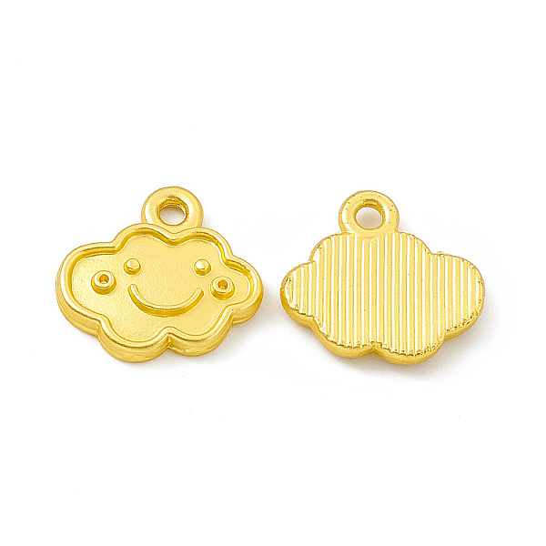 PandaHall Rack Plating Alloy Charms, Cadmium Free & Lead Free & Nickle Free, Cloud Charms, Matte Gold Color, 12.5x13.5x2mm, Hole: 1.6mm...
PandaHall Rack Plating Alloy Charms, Cadmium Free & Lead Free & Nickle Free, Cloud Charms, Matte Gold Color, 12.5x13.5x2mm, Hole: 1.6mm...