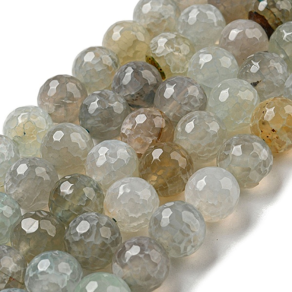 PandaHall Faceted Natural Dragon Veins Agate Beads Strands, Round, Dyed & Heated, Silver, 12mm, Hole: 1.6mm, about 31pcs/strand, 14.76''...
PandaHall Faceted Natural Dragon Veins Agate Beads Strands, Round, Dyed & Heated, Silver, 12mm, Hole: 1.6mm, about 31pcs/strand, 14.76''...
