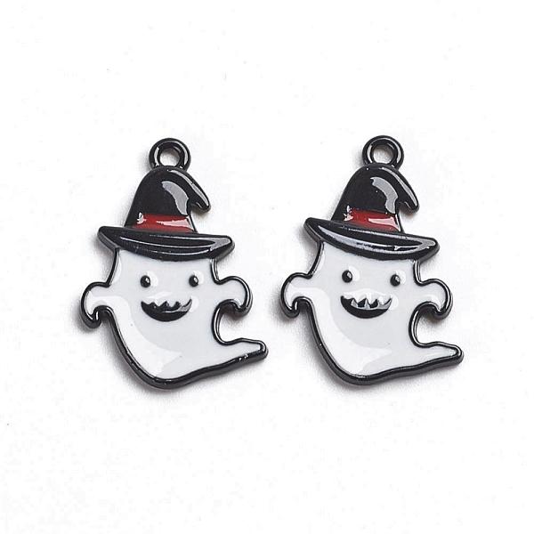 PandaHall Gunmetal Plated Alloy Enamel Pendants, for Halloween, Ghost with Witch Hat, White, 25x17x2mm, Hole: 1mm Alloy+Enamel Ghost White
PandaHall Gunmetal Plated Alloy Enamel Pendants, for Halloween, Ghost with Witch Hat, White, 25x17x2mm, Hole: 1mm Alloy+Enamel Ghost White