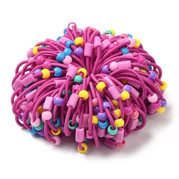 PandaHall Colorful Nylon Elastic Hair Ties for Girls Kids, with Plastic Beads, Cerise, 2mm, Inner Diameter: 32mm Nylon Rondelle Red
PandaHall Colorful Nylon Elastic Hair Ties for Girls Kids, with Plastic Beads, Cerise, 2mm, Inner Diameter: 32mm Nylon Rondelle Red