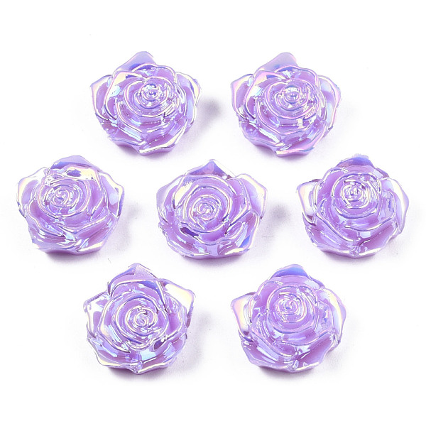 PandaHall Opaque ABS Plastic Cabochons, AB Color Plated, Rose, Medium Purple, 18x17x6.5mm ABS Plastic Flower
PandaHall Opaque ABS Plastic Cabochons, AB Color Plated, Rose, Medium Purple, 18x17x6.5mm ABS Plastic Flower