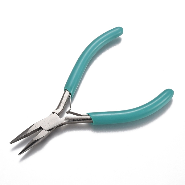 PandaHall 45# Carbon Steel Jewelry Pliers, Needle Nose Pliers, Ferronickel, Turquoise, 11.8x7.3x0.65cm Carbon Steel Green
PandaHall 45# Carbon Steel Jewelry Pliers, Needle Nose Pliers, Ferronickel, Turquoise, 11.8x7.3x0.65cm Carbon Steel Green