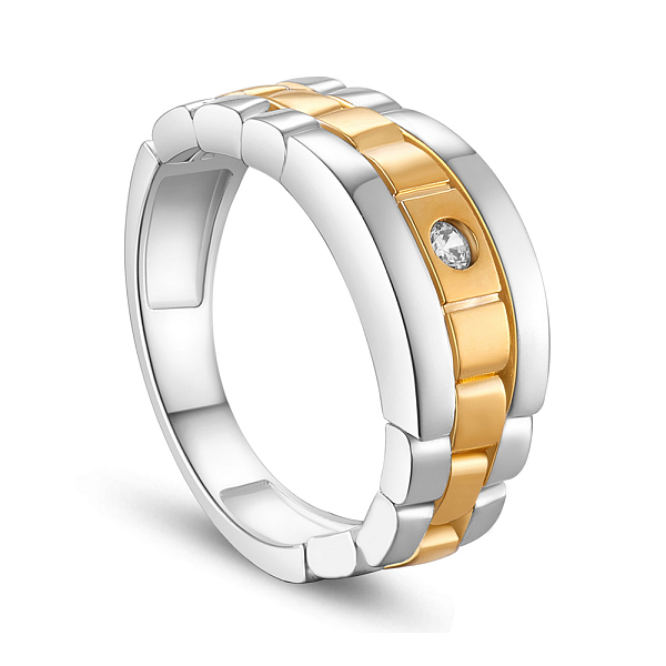 PandaHall SHEGRACE 925 Sterling Silver Finger Ring, with Real 18K Gold Plated Watch Chain with AAA Cubic Zirconia, Platinum & Golden, 18mm..., Clear
PandaHall SHEGRACE 925 Sterling Silver Finger Ring, with Real 18K Gold Plated Watch Chain with AAA Cubic Zirconia, Platinum & Golden, 18mm..., Clear