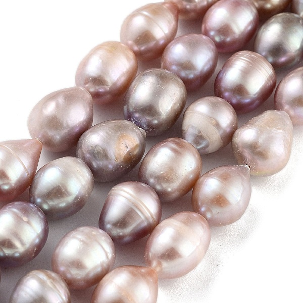 PandaHall Natural Cultured Freshwater Pearl Beads Strands, Grade 4A+, Rice, Rosy Brown, 10~11mm, Hole: 0.7mm, about 15pcs/strand...
PandaHall Natural Cultured Freshwater Pearl Beads Strands, Grade 4A+, Rice, Rosy Brown, 10~11mm, Hole: 0.7mm, about 15pcs/strand...
