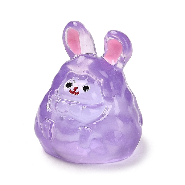 PandaHall Luminous Resin Cute Little Rabbit Ornaments, Glow in the Dark, Micro Landscape Decoration, Lilac, 25x22x19.5mm Resin Rabbit Purple
PandaHall Luminous Resin Cute Little Rabbit Ornaments, Glow in the Dark, Micro Landscape Decoration, Lilac, 25x22x19.5mm Resin Rabbit Purple