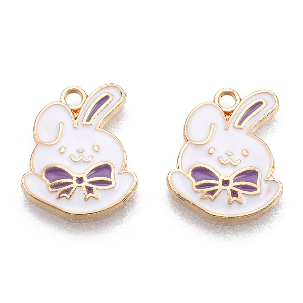 PandaHall Eco-Friendly Zinc Alloy Pendants, with Enamel, Cadmium Free & Nickel Free & Lead Free, Rabbit with Bowknot, Light Gold, Medium...
PandaHall Eco-Friendly Zinc Alloy Pendants, with Enamel, Cadmium Free & Nickel Free & Lead Free, Rabbit with Bowknot, Light Gold, Medium...