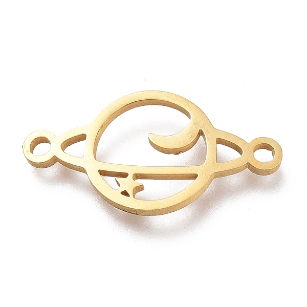 PandaHall 304 Stainless Steel Links Connectors, Laser Cut, Planet with Moon & Star, Golden, 10.5x20.5x1mm, Hole: 1.5mm 304 Stainless Steel...
PandaHall 304 Stainless Steel Links Connectors, Laser Cut, Planet with Moon & Star, Golden, 10.5x20.5x1mm, Hole: 1.5mm 304 Stainless Steel...