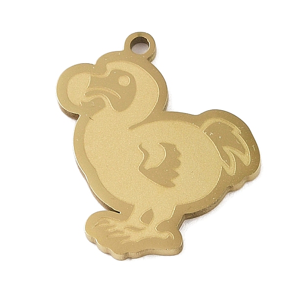 PandaHall 304 Stainless Steel Pendants, Dodo Bird Charm, Golden, 23.5x21x1.5mm, Hole: 1mm 304 Stainless Steel Bird
PandaHall 304 Stainless Steel Pendants, Dodo Bird Charm, Golden, 23.5x21x1.5mm, Hole: 1mm 304 Stainless Steel Bird
