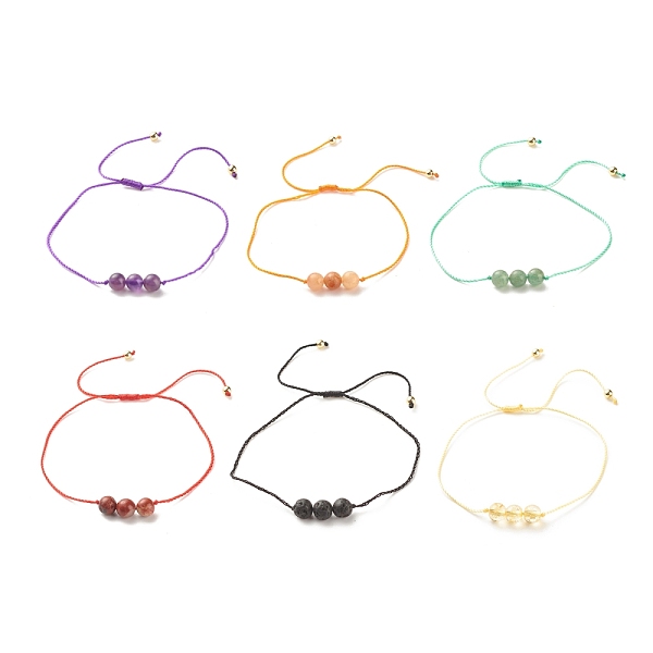PandaHall 6Pcs 6 Style Natural & Synthetic Gemstone Round Beads Cord Bracelets Set, Stackable Adjustable Bracelets for Women, Inner Diameter..., Multicolor
PandaHall 6Pcs 6 Style Natural & Synthetic Gemstone Round Beads Cord Bracelets Set, Stackable Adjustable Bracelets for Women, Inner Diameter..., Multicolor