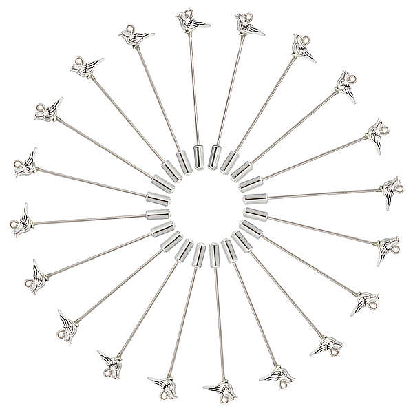 PandaHall 24 Pcs Decorative Sewing Pins, Brass Bird Animal Head Eye Pins Jewelry Head Pins for Hair Accessories Jewelry Decoration DIY...
PandaHall 24 Pcs Decorative Sewing Pins, Brass Bird Animal Head Eye Pins Jewelry Head Pins for Hair Accessories Jewelry Decoration DIY...