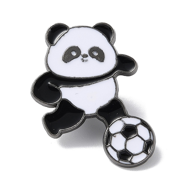 PandaHall Sports Theme Panda Enamel Pins, Gunmetal Alloy Brooch for Backpack Clothes, Football, 29x24mm Alloy+Enamel Football Black
PandaHall Sports Theme Panda Enamel Pins, Gunmetal Alloy Brooch for Backpack Clothes, Football, 29x24mm Alloy+Enamel Football Black