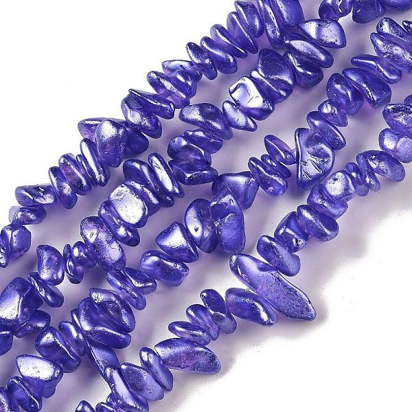 PandaHall Electroplate Glass Beads Strands, Chip, Medium Slate Blue, 2.5~6.5x3~10x4~12.5mm, Hole: 1mm, 33.86''(86cm) Glass Chip
PandaHall Electroplate Glass Beads Strands, Chip, Medium Slate Blue, 2.5~6.5x3~10x4~12.5mm, Hole: 1mm, 33.86''(86cm) Glass Chip