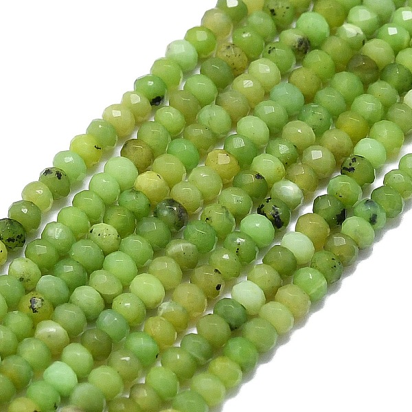 PandaHall Natural Jade Beads Strands, Faceted, Rondelle, 2x1.2~1.5mm, Hole: 0.5mm, about 293~300pcs/strand, 15.35~15.43 inch(39~39.2cm) ...
PandaHall Natural Jade Beads Strands, Faceted, Rondelle, 2x1.2~1.5mm, Hole: 0.5mm, about 293~300pcs/strand, 15.35~15.43 inch(39~39.2cm) ...