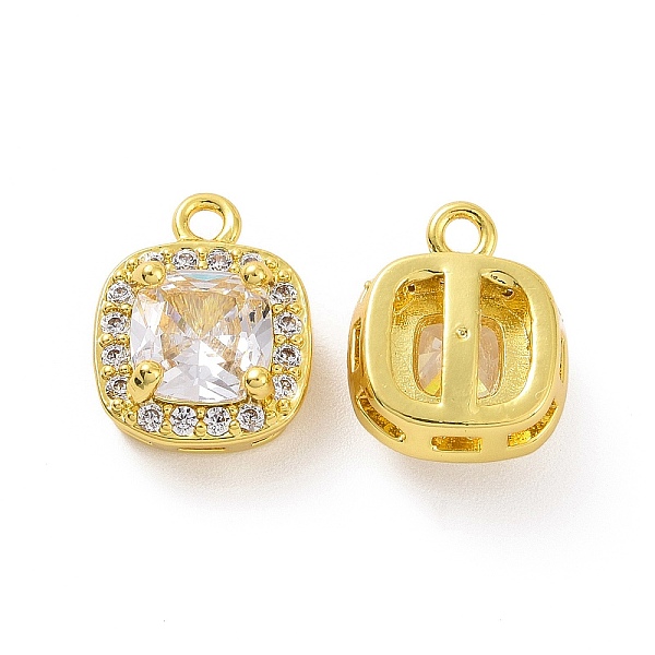 PandaHall Brass Pendants with Clear Glass, Square Charms, Real 18K Gold Plated, 12x9.5x6mm, Hole: 1.4mm Brass+Glass Square Clear
PandaHall Brass Pendants with Clear Glass, Square Charms, Real 18K Gold Plated, 12x9.5x6mm, Hole: 1.4mm Brass+Glass Square Clear