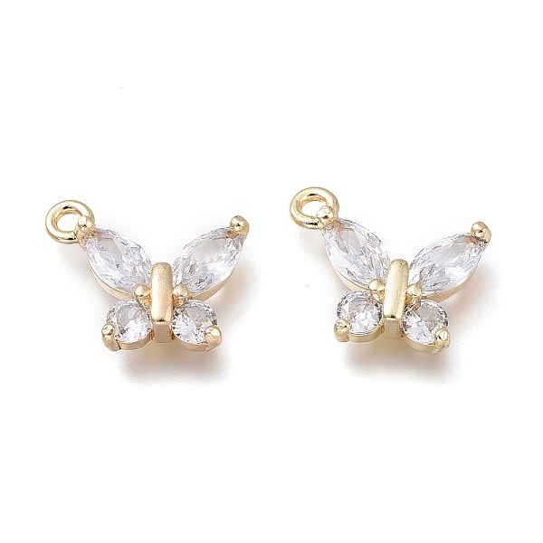 PandaHall Brass Micro Clear Cubic Zirconia Pendants, Long-Lasting Plated, Butterfly Shape, Real 14K Gold Plated, 15.5x12.7x3.4mm, Hole...
PandaHall Brass Micro Clear Cubic Zirconia Pendants, Long-Lasting Plated, Butterfly Shape, Real 14K Gold Plated, 15.5x12.7x3.4mm, Hole...