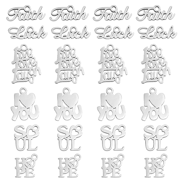 PandaHall DICOSMETIC 36Pcs 6 Styles Stainless Steel Pendants Antique Word Message Charms Pendants for DIY Necklace Bracelet Jewelry Making...
PandaHall DICOSMETIC 36Pcs 6 Styles Stainless Steel Pendants Antique Word Message Charms Pendants for DIY Necklace Bracelet Jewelry Making...