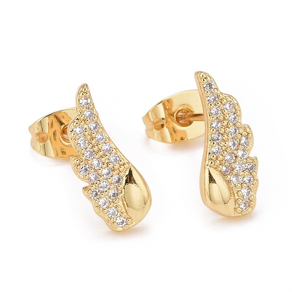 PandaHall Clear Cubic Zirconia Wing Stud Earrings, Real 18K Gold Plated Brass Jewelry for Women, Cadmium Free & Lead Free, Real 18K Gold...
PandaHall Clear Cubic Zirconia Wing Stud Earrings, Real 18K Gold Plated Brass Jewelry for Women, Cadmium Free & Lead Free, Real 18K Gold...