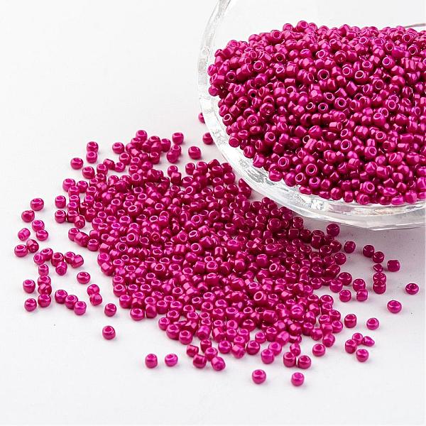 PandaHall 12/0 1.5~2mm Baking Paint Glass Seed Beads Loose Spacer Beads, Magenta Hole: 0.5~1mm, about 2890pcs/50g Glass Pink
PandaHall 12/0 1.5~2mm Baking Paint Glass Seed Beads Loose Spacer Beads, Magenta Hole: 0.5~1mm, about 2890pcs/50g Glass Pink