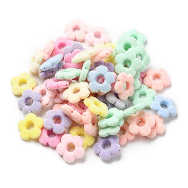 PandaHall Flocky Acrylic Bead Frames, Flower, Mixed Color, 19x19.5x4.5mm, Hole: 1.4mm Acrylic Flower Multicolor
PandaHall Flocky Acrylic Bead Frames, Flower, Mixed Color, 19x19.5x4.5mm, Hole: 1.4mm Acrylic Flower Multicolor