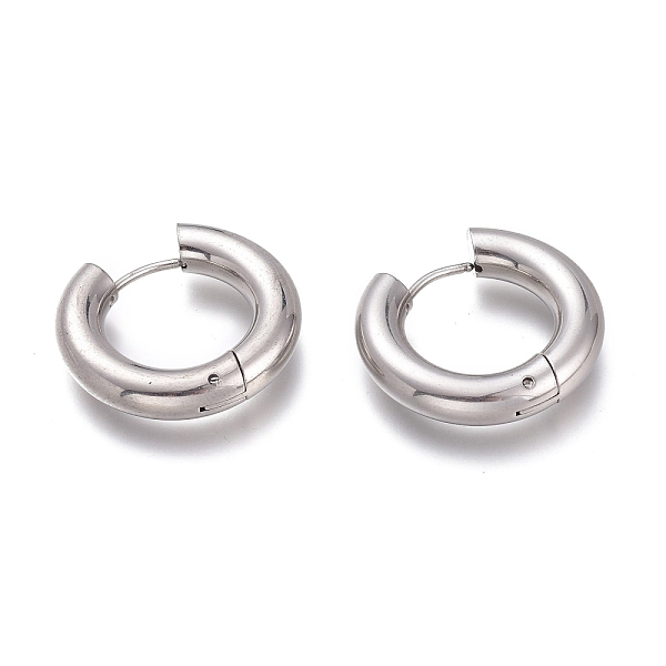 PandaHall 201 Stainless Steel Huggie Hoop Earrings, with 304 Stainless Steel Pin, Hypoallergenic Earrings, Ring, Stainless Steel Color...
PandaHall 201 Stainless Steel Huggie Hoop Earrings, with 304 Stainless Steel Pin, Hypoallergenic Earrings, Ring, Stainless Steel Color...