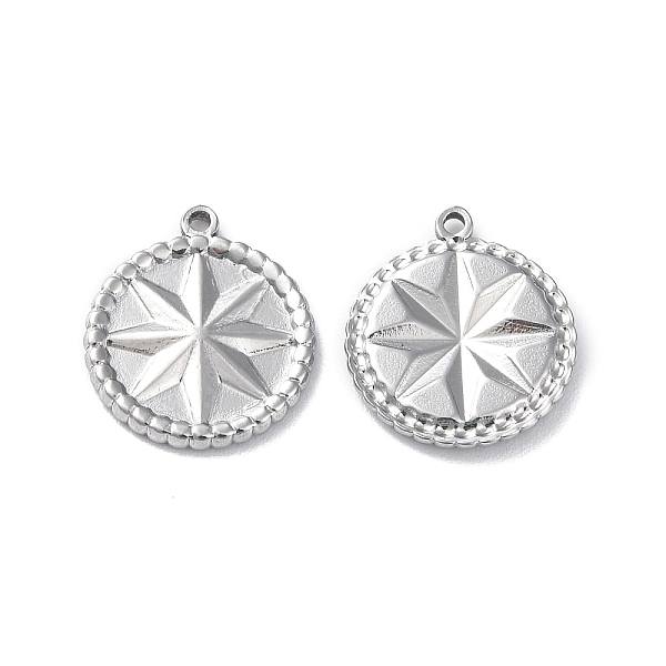 PandaHall 304 Stainless Steel Pendants, Flat Round with Star Charm, Stainless Steel Color, 16.5x14.5x2mm, Hole: 1.3mm 304 Stainless Steel...
PandaHall 304 Stainless Steel Pendants, Flat Round with Star Charm, Stainless Steel Color, 16.5x14.5x2mm, Hole: 1.3mm 304 Stainless Steel...