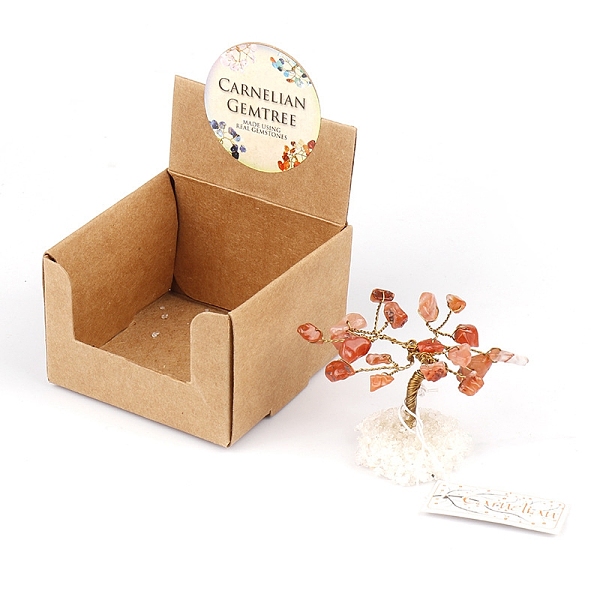 PandaHall Natural Red Agate Chips Tree Decorations, Gemstone Base with Copper Wire Feng Shui Energy Stone Gift for Home Office Desktop...
PandaHall Natural Red Agate Chips Tree Decorations, Gemstone Base with Copper Wire Feng Shui Energy Stone Gift for Home Office Desktop...