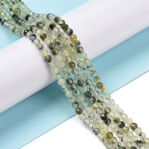 PandaHall Natural Prehnite Beads Strands, Faceted, Round, 3mm, Hole: 0.6mm, about 126pcs/strand, 15.16 inch(38.5cm) Prehnite Round
PandaHall Natural Prehnite Beads Strands, Faceted, Round, 3mm, Hole: 0.6mm, about 126pcs/strand, 15.16 inch(38.5cm) Prehnite Round