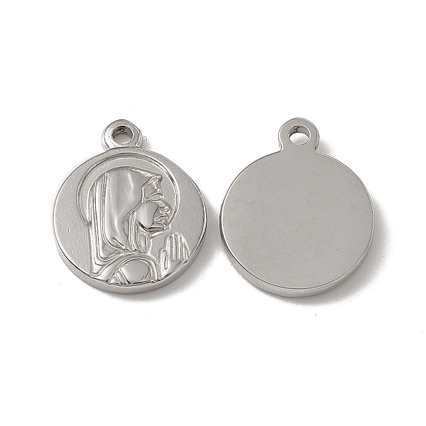 PandaHall 201 Stainless Steel Pendants, Flat Round with Woman Charm, Stainless Steel Color, 18.5x15x2.5mm, Hole: 1.8mm 201 Stainless Steel...
PandaHall 201 Stainless Steel Pendants, Flat Round with Woman Charm, Stainless Steel Color, 18.5x15x2.5mm, Hole: 1.8mm 201 Stainless Steel...