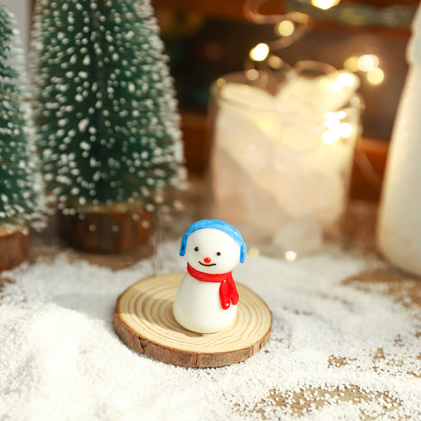 PandaHall Christmas Theme Mini Glass Snowman Ornaments, for Home Deaktop Display Decorations, Dodger Blue, 40.5x22.5mm Glass Snowman
PandaHall Christmas Theme Mini Glass Snowman Ornaments, for Home Deaktop Display Decorations, Dodger Blue, 40.5x22.5mm Glass Snowman