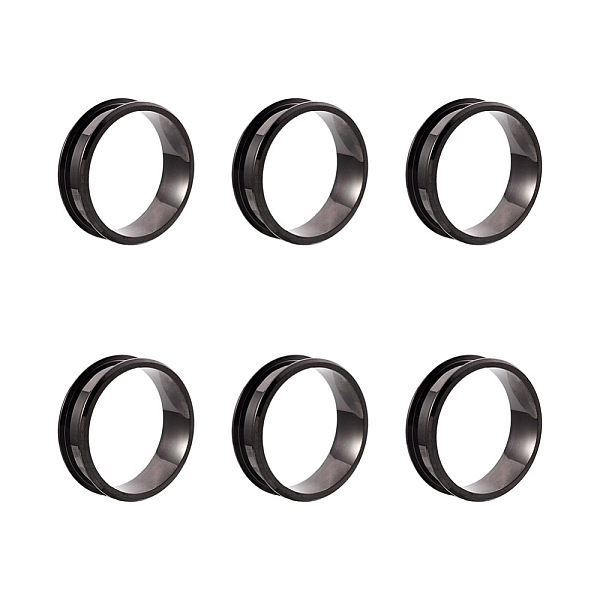 PandaHall Yilisi 6Pcs 6 Sizes Stainless Steel Grooved Finger Ring Settings, Ring Core Blank, for Inlay Ring Jewelry Making, Gunmetal...
PandaHall Yilisi 6Pcs 6 Sizes Stainless Steel Grooved Finger Ring Settings, Ring Core Blank, for Inlay Ring Jewelry Making, Gunmetal...