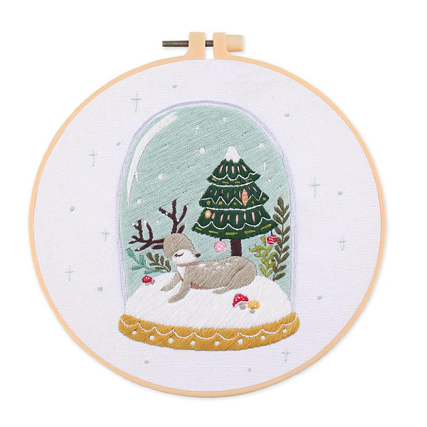 PandaHall DIY Christmas Theme Embroidery Kits, Including Printed Cotton Fabric, Embroidery Thread & Needles, Plastic Embroidery Hoop, Deer...
PandaHall DIY Christmas Theme Embroidery Kits, Including Printed Cotton Fabric, Embroidery Thread & Needles, Plastic Embroidery Hoop, Deer...