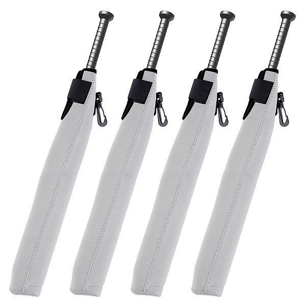 PandaHall Neoprene & Polyester Baseball Bat Cover, Softball Bat Sleeve, with Rubber Clasp, Light Grey, 450x92x16mm Polyester
PandaHall Neoprene & Polyester Baseball Bat Cover, Softball Bat Sleeve, with Rubber Clasp, Light Grey, 450x92x16mm Polyester