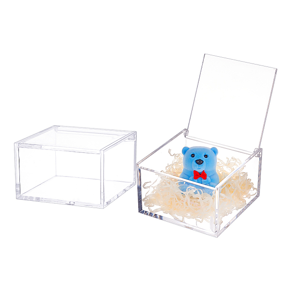 PandaHall Transparent Plastic Gift Boxes, with Flip Cover, Square, Clear, 9.9x9.9x6cm, Inner Diameter: 9.2x9.2x5.2cm Plastic Square Clear
PandaHall Transparent Plastic Gift Boxes, with Flip Cover, Square, Clear, 9.9x9.9x6cm, Inner Diameter: 9.2x9.2x5.2cm Plastic Square Clear