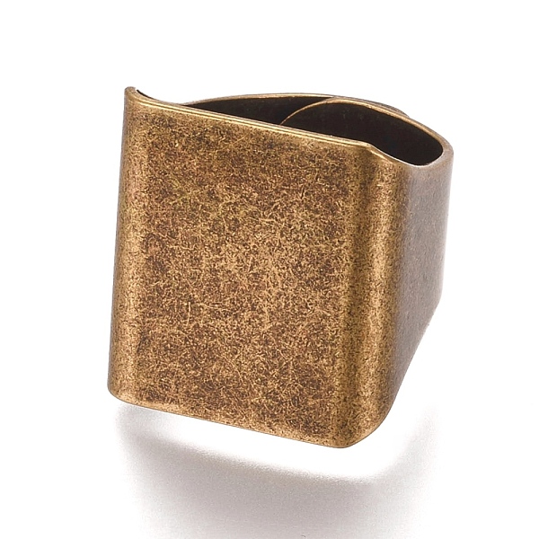 PandaHall Brass Finger Rings, Wide Band Rings, Square, Antique Bronze, 17x19.5mm Brass
PandaHall Brass Finger Rings, Wide Band Rings, Square, Antique Bronze, 17x19.5mm Brass