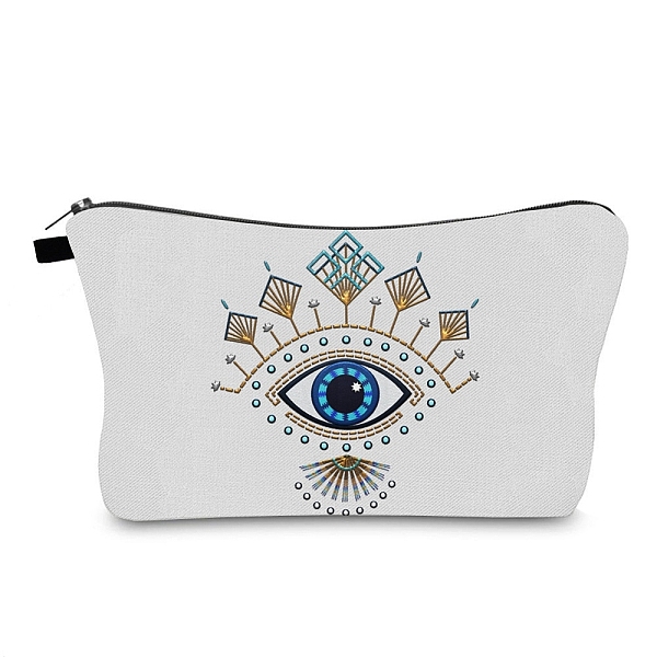 PandaHall Evil Eye Print Polyester Waterpoof Makeup Storage Bag, Multi-functional Travel Toilet Bag, Clutch Bag for Women, Old Lace...
PandaHall Evil Eye Print Polyester Waterpoof Makeup Storage Bag, Multi-functional Travel Toilet Bag, Clutch Bag for Women, Old Lace...