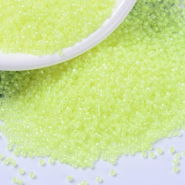 PandaHall MIYUKI Delica Beads, Cylinder, Japanese Seed Beads, 11/0, (DB2031) Luminous Lime Aid, 1.3x1.6mm, Hole: 0.8mm, about 20000pcs/bag..., Green
PandaHall MIYUKI Delica Beads, Cylinder, Japanese Seed Beads, 11/0, (DB2031) Luminous Lime Aid, 1.3x1.6mm, Hole: 0.8mm, about 20000pcs/bag..., Green