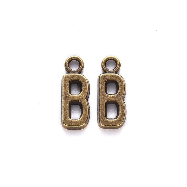 PandaHall Tibetan Style Alloy Pendants, Cadmium Free & Nickel Free & Lead Free, Letter.B, B: 16x6x2mm, Hole: 2mm, about 1282pcs/1000g Alloy...
PandaHall Tibetan Style Alloy Pendants, Cadmium Free & Nickel Free & Lead Free, Letter.B, B: 16x6x2mm, Hole: 2mm, about 1282pcs/1000g Alloy...