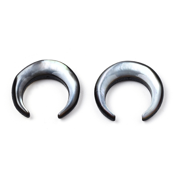 PandaHall Natural Black Lip Shell Beads, Crescent Moon, 19x20x4~4.5mm, Hole: 0.8mm, about 6pcs/bag Black Lip Shell Moon
PandaHall Natural Black Lip Shell Beads, Crescent Moon, 19x20x4~4.5mm, Hole: 0.8mm, about 6pcs/bag Black Lip Shell Moon