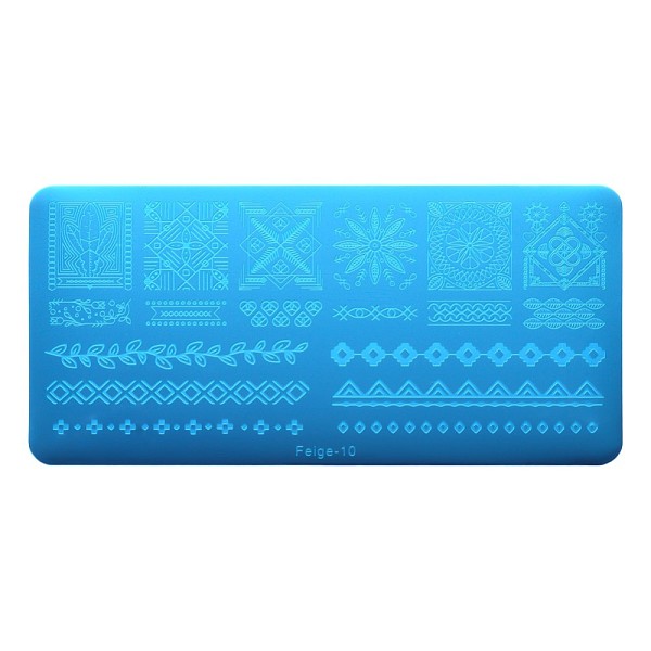 PandaHall Stainless Steel Nail Art Templates Stamping Plate Set, Nail Image Templates, Rectangle Manicure Template Kit, Ribbon Pattern...
PandaHall Stainless Steel Nail Art Templates Stamping Plate Set, Nail Image Templates, Rectangle Manicure Template Kit, Ribbon Pattern...