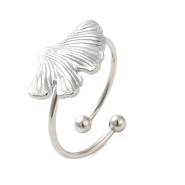 PandaHall 304 Stainless Steel Open Cuff Ring, Leaf, Stainless Steel Color, Inner Diameter: 17.8mm 304 Stainless Steel Leaf
PandaHall 304 Stainless Steel Open Cuff Ring, Leaf, Stainless Steel Color, Inner Diameter: 17.8mm 304 Stainless Steel Leaf